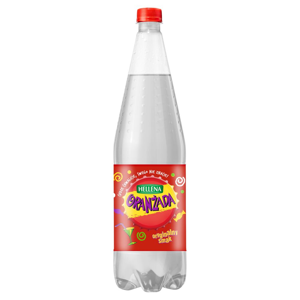 Hellena Oranżada biała 1,25 l. /but.