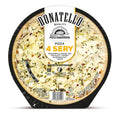Donatello Pizza 4 sery (Mozzarella, Gouda, ser półtłusty twardy dojrzewający i Edam) 390 g. /szt.