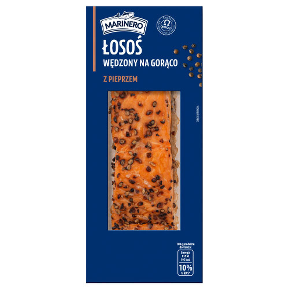 Marinero Łosoś wędzony na gorąco z pieprzem 125 g. /szt.