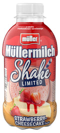 Müllermilch Shake Napój mleczny o smaku truskawkowo-sernikowym 400 g. /szt.
