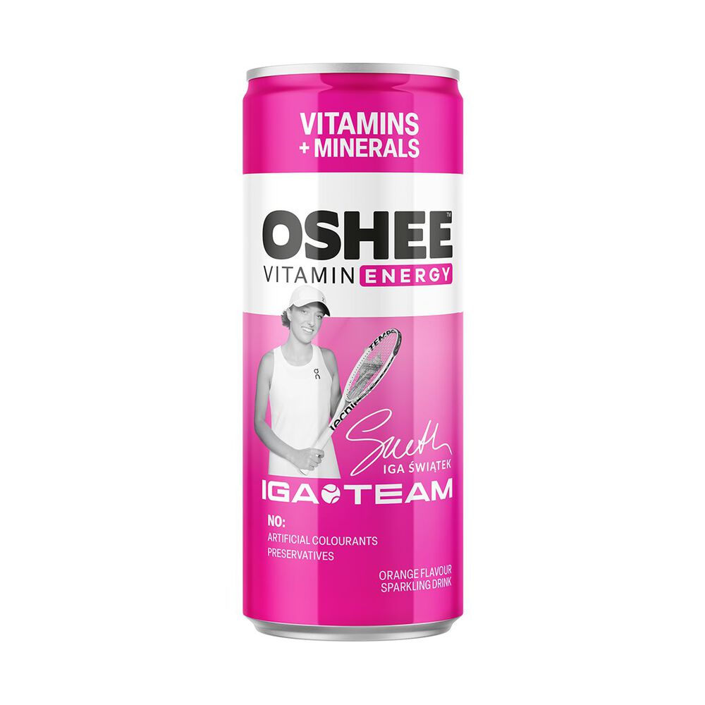 Oshee Vitamin Energy Napój gazowany o smaku pomarańczowym 250 ml. /szt.