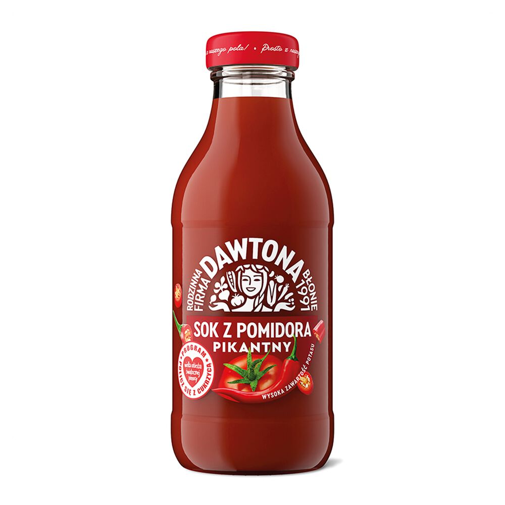 Dawtona Sok z pomidora pikantny 300 ml. /szt.